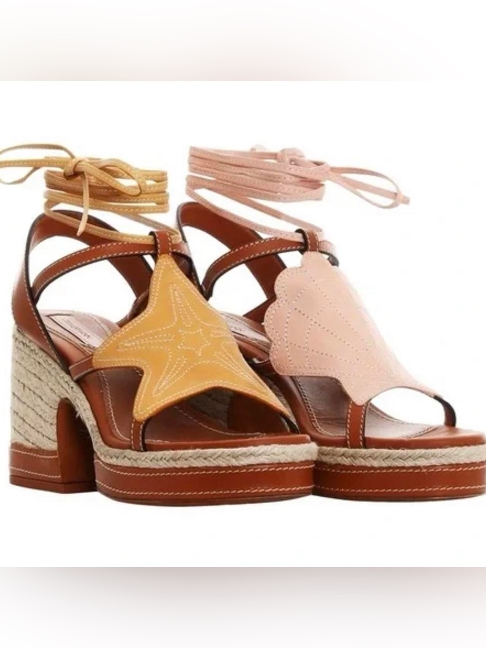 Zimmermann Rock Pool Wedge Sandal